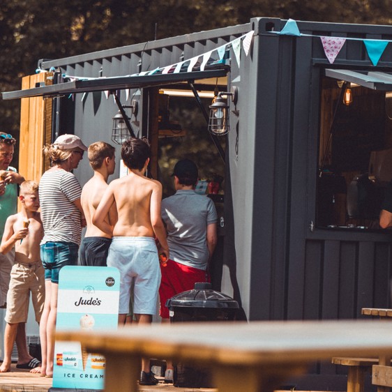 Draft beer, Wine, hot food and coffee at the embers snack bar